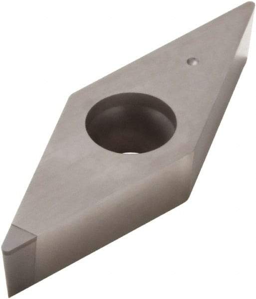 Seco - VBMW330.5 L1 Grade PCD20 Polycrystalline Diamond (PCD) Turning Insert - 35° Diamond, 3/8" Inscr Circle, 3/16" Thick, 0.0078" Corner Radius - Americas Industrial Supply