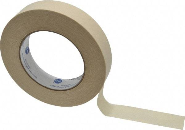 Intertape - 1" Wide x 60 Yd Long Tan Paper Masking Tape - Series PG505, 5.8 mil Thick, 20 In/Lb Tensile Strength - Americas Industrial Supply