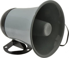 Speco - 15 Max Watt, 5 Inch Diameter, Round Plastic Standard Horn and Speaker - Weather and Waterproof, 5 Inch Deep - Americas Industrial Supply