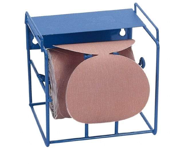 Norton - 8" Diam, 120 Grit Aluminum Oxide Adhesive PSA Disc - Medium Grade, Natural, B Weighted Backing, Flexible - Americas Industrial Supply