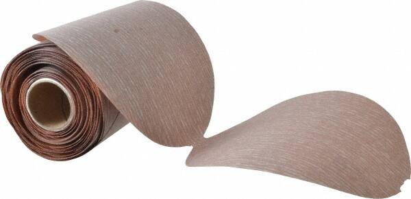 Norton - 5" Diam, 400 Grit Aluminum Oxide Adhesive PSA Disc - Super Fine Grade, Natural, B Weighted Backing, Flexible - Americas Industrial Supply