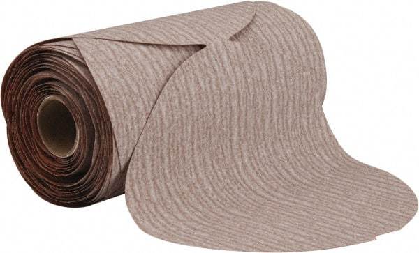 Norton - 6" Diam, 220 Grit Aluminum Oxide Adhesive PSA Disc - Fine Grade, Natural, B Weighted Backing, Flexible - Americas Industrial Supply