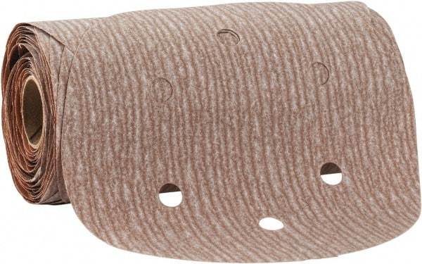 Norton - 6" Diam, 280 Grit Aluminum Oxide Adhesive PSA Disc - Very Fine Grade, Natural, B Weighted Backing, Flexible - Americas Industrial Supply