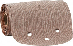 Norton - 6" Diam, 280 Grit Aluminum Oxide Adhesive PSA Disc - Very Fine Grade, Natural, B Weighted Backing, Flexible - Americas Industrial Supply