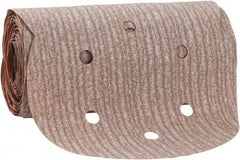 Norton - 6" Diam, 240 Grit Aluminum Oxide Adhesive PSA Disc - Very Fine Grade, Natural, B Weighted Backing, Flexible - Americas Industrial Supply