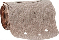 Norton - 6" Diam, 150 Grit Aluminum Oxide Adhesive PSA Disc - Medium Grade, Natural, B Weighted Backing, Flexible - Americas Industrial Supply