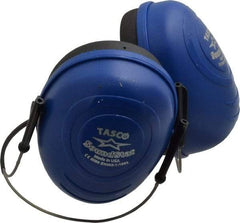 Tasco - Behind the Neck Blue Earmuffs - 23 NRR Rating - Americas Industrial Supply