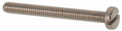 Value Collection - M2x0.40 Metric Coarse, 20mm Length Under Head Slotted Drive Machine Screw - Fillister Head, Grade 316 & A4 Stainless Steel, Uncoated, Without Washer - Americas Industrial Supply