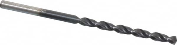 Cleveland - 9/64" 135° Cobalt Jobber Drill - TiAlN Finish, Right Hand Cut, Parabolic Flute, Straight Shank, 2-7/8" OAL, Split Point - Americas Industrial Supply