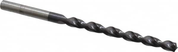 Cleveland - #11 135° Cobalt Jobber Drill - TiAlN Finish, Right Hand Cut, Parabolic Flute, Straight Shank, 3-1/2" OAL, Split Point - Americas Industrial Supply
