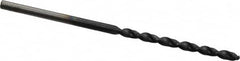 Cleveland - #46 135° Cobalt Jobber Drill - TiAlN Finish, Right Hand Cut, Parabolic Flute, Straight Shank, 2-1/8" OAL, Split Point - Americas Industrial Supply