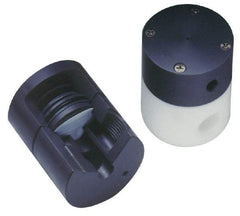 Plast-O-Matic - 1-1/2" Pipe, 100 Max psi, Diaphragm Valve - Female NPT End Connection, PVC - Americas Industrial Supply