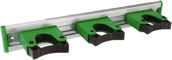 Unger - 3-1/4" Projection, 2" High, Aluminum & Plastic, Tool Holder - 14" Long, 3 Holders - Americas Industrial Supply