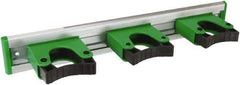 Unger - 3-1/4" Projection, 2" High, Aluminum & Plastic, Tool Holder - 14" Long, 3 Holders - Americas Industrial Supply