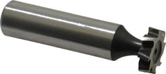 Interstate - 5/8" Diam x 5/32" Face Width, Cobalt, 8 Teeth, Shank Connection Woodruff Keyseat Cutter - Uncoated, 2-5/32" OAL x 1/2" Shank, Staggered Teeth, ANSI 505, Old Standard 6 - Americas Industrial Supply