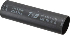 Thomas & Betts - 5" Long, 3:1, Polyolefin Heat Shrink Electrical Tubing - Black - Americas Industrial Supply