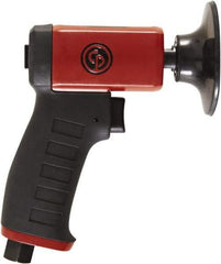 Chicago Pneumatic - 3" Max Disc, 15,000 RPM, Pneumatic Handheld Disc Sander - 21 CFM, 1/4" Inlet, 0.25 hp, 90 psi - Americas Industrial Supply