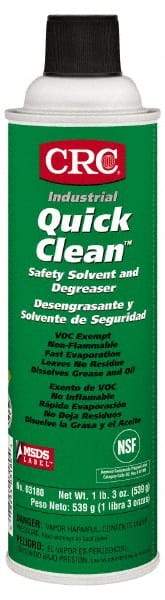 CRC - 20 oz Aerosol Cleaner/Degreaser - Aerosol, Unscented - Americas Industrial Supply