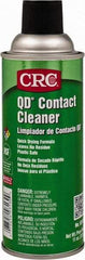 CRC - 11 Ounce Aerosol Contact Cleaner - 0°F Flash Point, 22,600 Volt Dielectric Strength, Flammable, Food Grade, Plastic Safe - Americas Industrial Supply