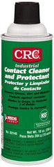 CRC - 10 Ounce Aerosol Contact Cleaner - 0°F Flash Point, 350 Volt Dielectric Strength, Flammable, Food Grade, Plastic Safe - Americas Industrial Supply