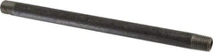 Value Collection - Schedule 80, 1/4" Diam x 8" Long Black Pipe Nipple - Threaded - Americas Industrial Supply