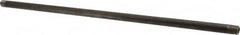 Value Collection - Schedule 80, 1/4" Diam x 18" Long Black Pipe Nipple - Threaded - Americas Industrial Supply