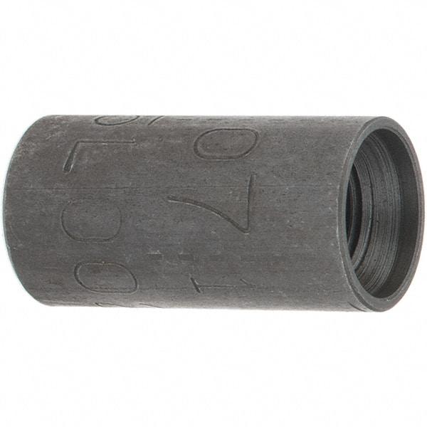 Made in USA - Size 1/8", Class 300, Steel Black Pipe Coupling - 300 psi, Threaded End Connection - Americas Industrial Supply