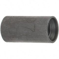 Made in USA - Size 1/8", Class 300, Steel Black Pipe Coupling - 300 psi, Threaded End Connection - Americas Industrial Supply