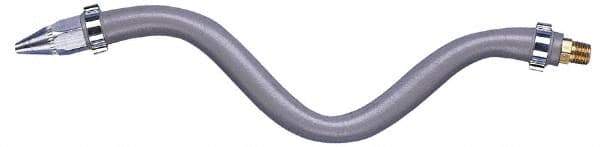 Guardair - Blow Gun Flexible Extension Hose - 1/4 NPT, 18" Long, Aluminum - Americas Industrial Supply