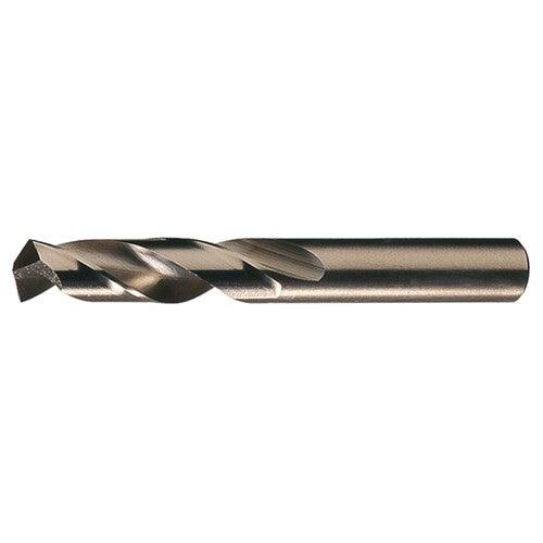 9.00mm RHS / RHC HSS-CO 8% (M42) 135 Degree Split Point Cobalt Heavy Duty Screw Machine Drill - Straw / Gold Oxide - Exact Industrial Supply
