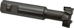 Interstate - 1-1/2" Cut Diam, 5/8" Cut Width, 1" Shank Diam, 5-5/16" OAL, M42 Cobalt T-Slot Cutter - Staggered Teeth, 8 Teeth - Americas Industrial Supply