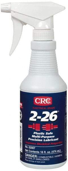 CRC - 16 oz Trigger Spray Bottle Nondrying Film Penetrant/Lubricant - Amber, 250°F Max, Food Grade - Americas Industrial Supply