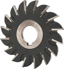 Value Collection - 16 Teeth, 4" Diam x 1/4" Width of Cut, High Speed Steel Side Milling Cutter - Straight Teeth, Uncoated - Americas Industrial Supply