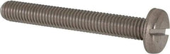 Value Collection - M8x1.25, 60mm Length Under Head Slotted Drive Machine Screw - Pan Head, Grade 316 & A4 Stainless Steel, Uncoated, Without Washer - Americas Industrial Supply