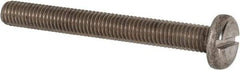 Value Collection - M8x1.25 Metric Coarse, 70mm Length Under Head Slotted Drive Machine Screw - Pan Head, Grade 316 & A4 Stainless Steel, Uncoated, Without Washer - Americas Industrial Supply