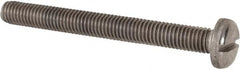 Value Collection - M8x1.25, 75mm Length Under Head Slotted Drive Machine Screw - Pan Head, Grade 316 & A4 Stainless Steel, Uncoated, Without Washer - Americas Industrial Supply