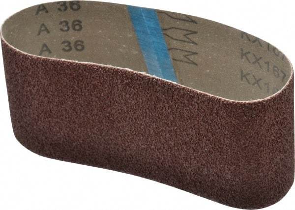 Tru-Maxx - 3" Wide x 18" OAL, 36 Grit, Aluminum Oxide Abrasive Belt - Aluminum Oxide, Very Coarse, Coated - Americas Industrial Supply