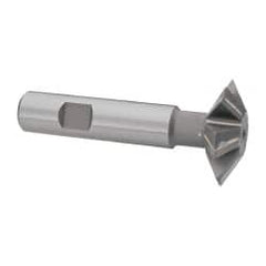 Whitney Tool Co. - 1-1/2° 1-1/2" Cut Diam, 1/2" Cut Width, 5/8" Shank, Carbide-Tipped Double-Angle Cutter - Americas Industrial Supply