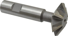 Whitney Tool Co. - 1-7/8° 1-7/8" Cut Diam, 5/8" Cut Width, 3/4" Shank, Carbide-Tipped Double-Angle Cutter - Americas Industrial Supply