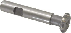 Whitney Tool Co. - 3/32" Radius, 3/16" Circle Diam, 7/8" Cutter Diam, Shank Connection, Convex Radius Cutter - 1/2" Shank Diam, 3" OAL, Carbide-Tipped, Uncoated, Profile Ground, 6 Teeth, Weldon Flat - Americas Industrial Supply