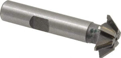 Whitney Tool Co. - 3/4" Diam x 3/16" Width of Cut, 45° Included Angle, Shank Connection, Carbide Tipped Single Angle Cutter - 3/8" Shank Diam, 2-1/8" Overall Length, Right Hand Cut, Uncoated - Americas Industrial Supply