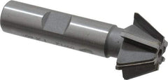 Whitney Tool Co. - 1" Diam x 7/16" Width of Cut, 60° Included Angle, Shank Connection, Carbide Tipped Single Angle Cutter - 1/2" Shank Diam, 2-1/2" Overall Length, Right Hand Cut, Uncoated - Americas Industrial Supply