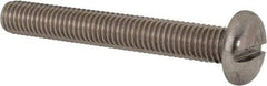 Value Collection - M10x1.50 Metric Coarse, 70mm Length Under Head Slotted Drive Machine Screw - Pan Head, Grade 316 & A4 Stainless Steel, Uncoated, Without Washer - Americas Industrial Supply