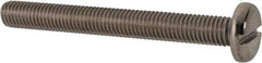 Value Collection - M10x1.50 Metric Coarse, 90mm Length Under Head Slotted Drive Machine Screw - Pan Head, Grade 316 & A4 Stainless Steel, Uncoated, Without Washer - Americas Industrial Supply