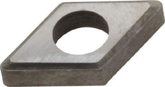 Made in USA - 3/8" Inscribed Circle, Diamond (Shape) Shim for Indexables - Carbide, 1/8" Thick, DSN Shim Style, Negative Rake - Americas Industrial Supply
