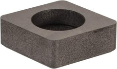 Made in USA - 1/2" Inscribed Circle, Diamond (Shape) Shim for Indexables - Carbide, 3/16" Thick, MCN Shim Style, Negative Rake - Americas Industrial Supply