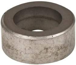 Made in USA - 1/2" Inscribed Circle, Round Shim for Indexables - Carbide, 3/16" Thick, RS Shim Style, Positive Rake - Americas Industrial Supply