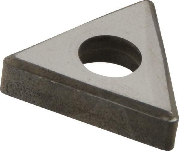 Made in USA - 1/2" Inscribed Circle, Triangle Interchangeable Head Shim for Indexables - Carbide, 3/16" Thick, SM Shim Style, Negative Rake, Left Hand, Right Hand Cut - Americas Industrial Supply