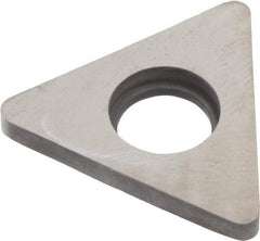 Made in USA - 5/8" Inscribed Circle, Triangle Shim for Indexables - Carbide, 1/8" Thick, STN Shim Style, Negative Rake - Americas Industrial Supply