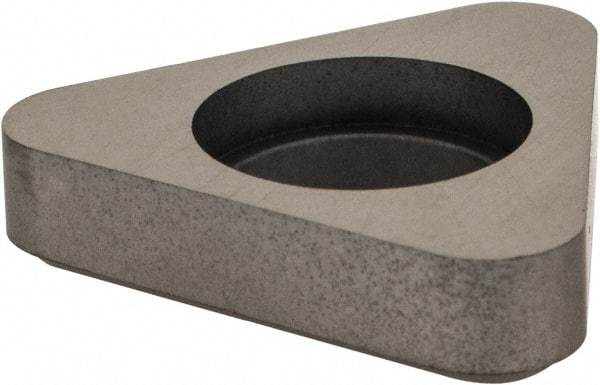 Made in USA - 5/8" Inscribed Circle, Triangle Shim for Indexables - Carbide, 3/16" Thick, TSN Shim Style, Negative Rake - Americas Industrial Supply